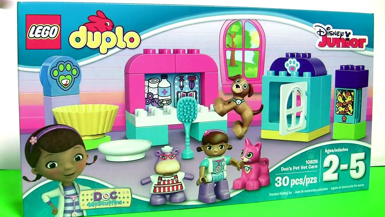 LEGO DUPLO Doc McStuffins Docs Pet Vet Care Check Up Center with Hallie Findo 10828 ｡◕‿◕｡