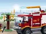 LEGO City 4X4 Fire Truck, Lego Toys For Kids, Lego Truck Toys