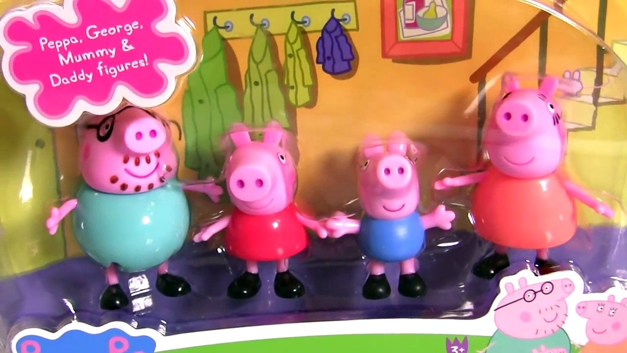 Peppa Pig Getting Slimed with Daddy Mummy Pig & George by BluToys Nickelodeon Slime Set
