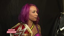 An emotional Sasha Banks celebrates her second Raw Women's Title win: Raw Fallout, Oct. 3, 2016