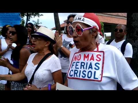 Panameños protestan en la Cinta Costera para condenar los insultos de venezolana
