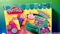 Play Doh Cake Sweet Bakin Creations with Cookie Monster Count And Crunch Play Dough Toy Review