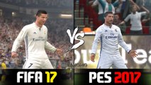 FIFA 17 vs PES 2017 _ Celebrations Comparison _ HD 1080p