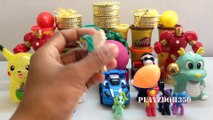 PLAY DOH SURPRISE EGGS with Surprise Toys,Hulk,Marvel Avengers, Iron Man, Ant Man, Antman Figure,My Little Pony Horses