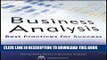 [PDF] Business Analysis: Best Practices for Success Full Colection
