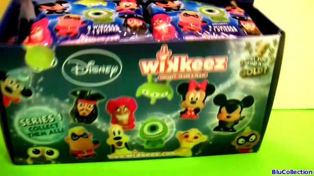 Disney Wikkeez Surprise Blind Bags Series 1 Unboxing Review Pixar Toys Lion King Simba Lilo Tron