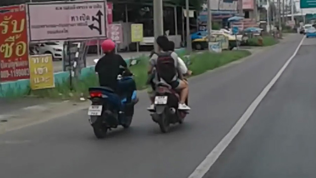 Road Rage entre scootéristes