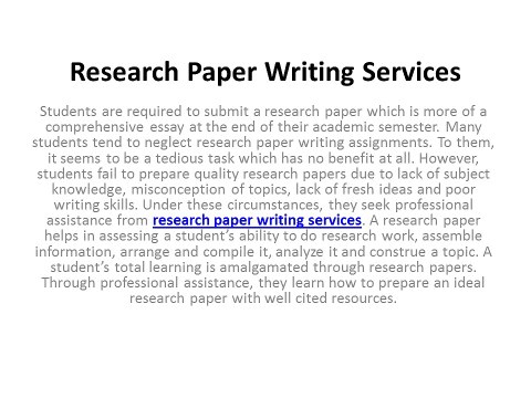 how to write research paper?