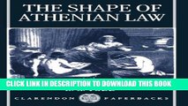 [New] The Shape of Athenian Law (Clarendon Paperbacks) Exclusive Online