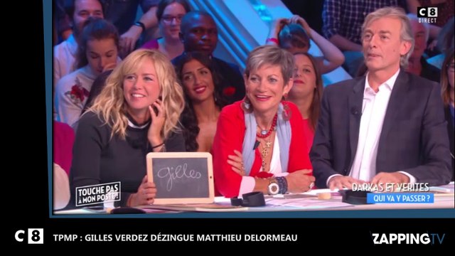 TPMP : Gilles Verdez dézingue Matthieu Delormeau, Il sert à rien (Vidéo)