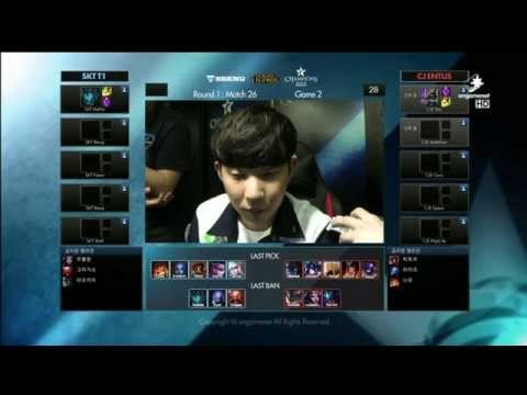 《LCK》2015 夏季賽 Week 4 Day 3 CJ ENTUS vs SKT Game 2 (粵語)