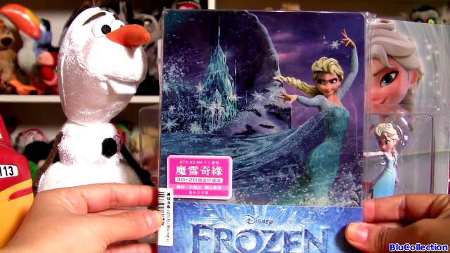 Disney Frozen 3D Steelbook Blu-ray Uma Aventura Congelante - O Reino do Gelo Infinity Elsa Anna
