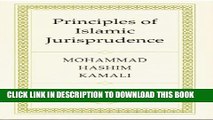 [PDF] Principles of Islamic Jurisprudence (Islamic Texts Society) Full Online
