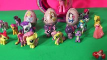 4 Play Doh Surprise Disney Eggs and 3 Disney Kinder Egg Surprises delivered by My Little Pony Pinkie