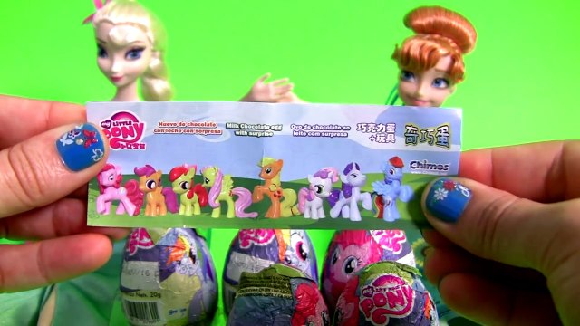 My Little Pony Chocolate Surprise Easter Eggs MLP Mi Pequeño Poni Huevos Sorpresa DisneyCollector