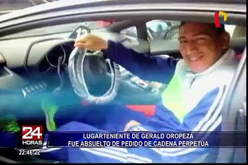 ‘Cara de dedo’ fue absuelto de pedido de cadena perpetua