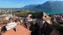 Vue d'ici : le château d'Annecy