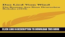 [PDF] Das Lied Vom Wind: Ein Roman Aus Dem Deutschen Rokoko (1919) (German Edition) Full Online