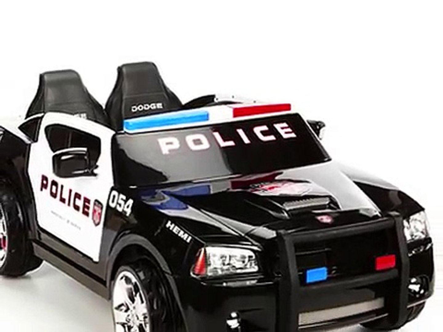kid trax dodge police car