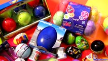 60 SURPRISE EGGS!!! Play-Doh Playmobil HotWheels FisherPrice Nickelodeon Disney POOH Build Cars MLP