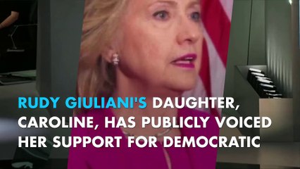 Rudy Giuliani’s daughter pledges support for Hillary Clinton