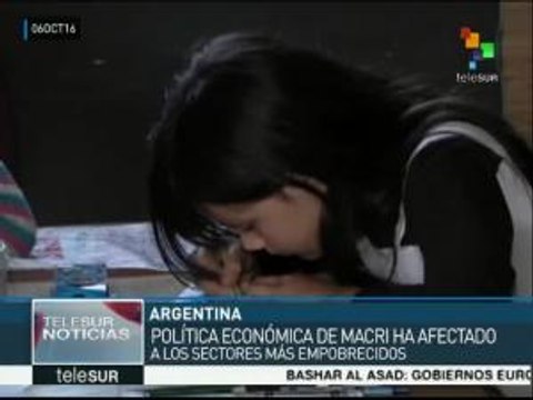 Argentina: comedores comunitarios reaparecen ante creciente pobreza