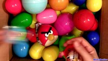 70 Surprise Eggs Angry Birds Kinder Disney Pixar Cars Despicable Me Marvel Spiderman Huevos