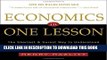 New Book Economics in One Lesson: The Shortest and Surest Way to Understand Basic Economics