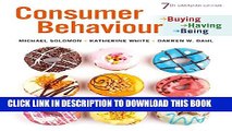 New Book Consumer Behaviour: Buying, Having, and Being, Seventh Canadian Edition,