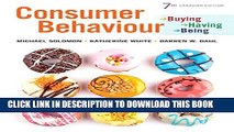 New Book Consumer Behaviour: Buying, Having, and Being, Seventh Canadian Edition Plus