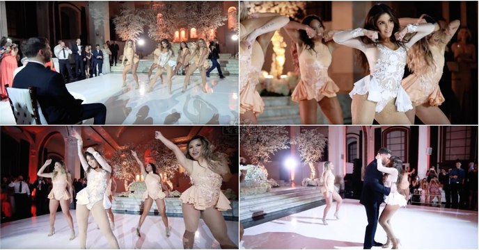 Noiva surpreende tudo e todos com dança arrasadora no seu casamento