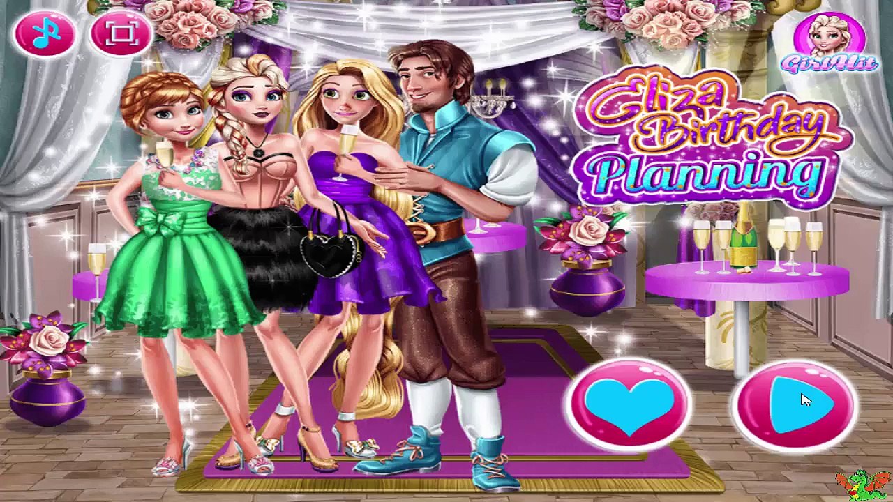 Eliza Birthday Planning Game - Frozen Video Games For Girls