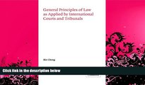 complete  General Principles of Law as Applied by International Courts and Tribunals (Grotius
