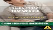 [PDF] 50 MBA Essays That Worked, Volume 3 Popular Online