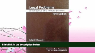 FULL ONLINE  Legal Problems of Religious and Private Schools