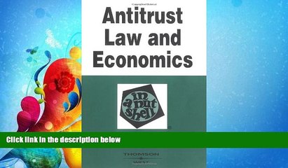 read here  Antitrust Law and Economics in a Nutshell