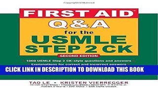 Collection Book First Aid Q A for the USMLE Step 2 CK, Second Edition