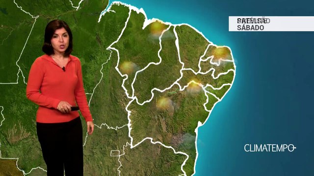Previsão Nordeste – Risco de chuva forte