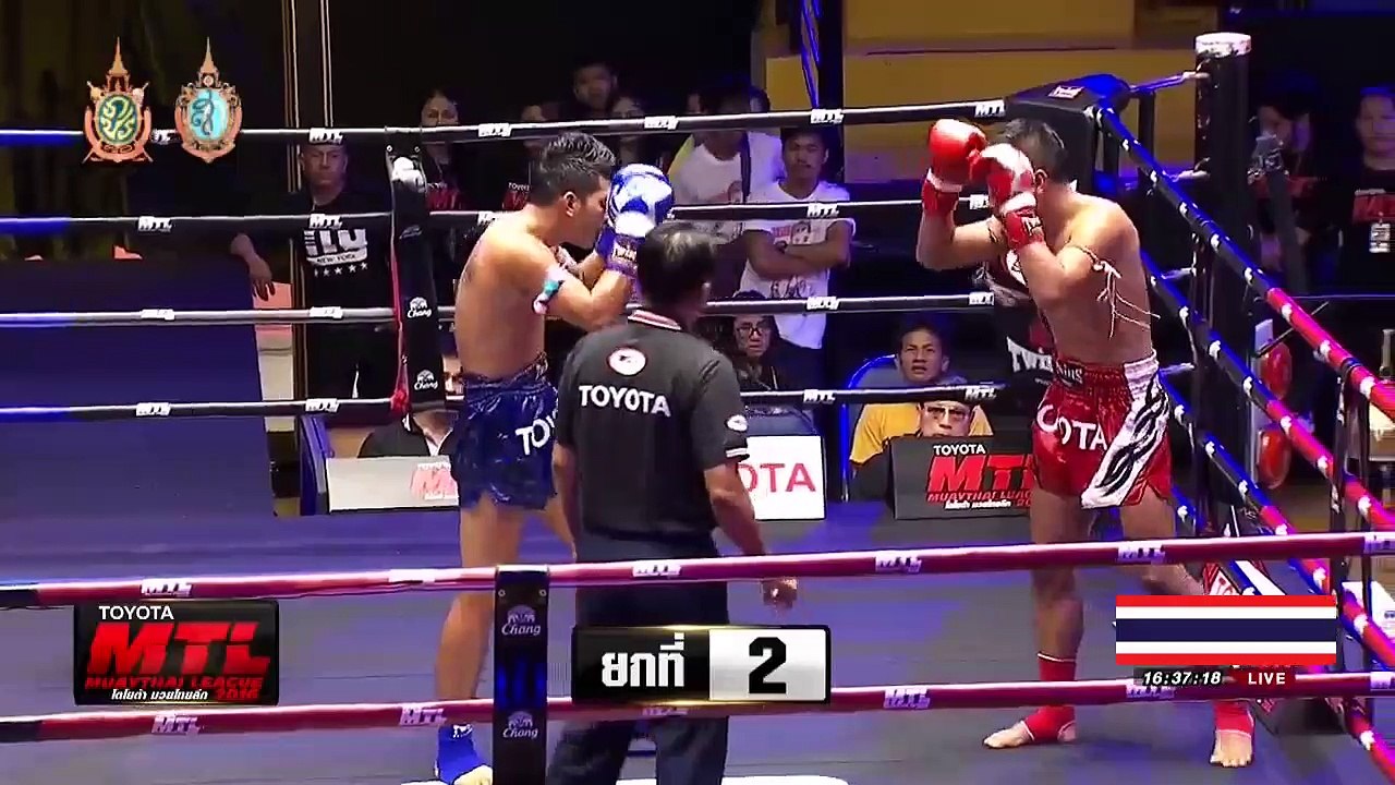 โตโยต้า มวยไทยลีก 7 ตุลาคม 2559 HD พงษษ์ศักดิ์เล็ก ศศิประภายิม vs อู๊ดน้อย ก้าวไกลยิม ดูโตโยต้า มวยไทยลีกย้อนหลัง