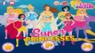 Disney Super Princesses Elsa Anna Rapunzel Snow White Cinderella Dress Up Cartoon Baby Games To Play