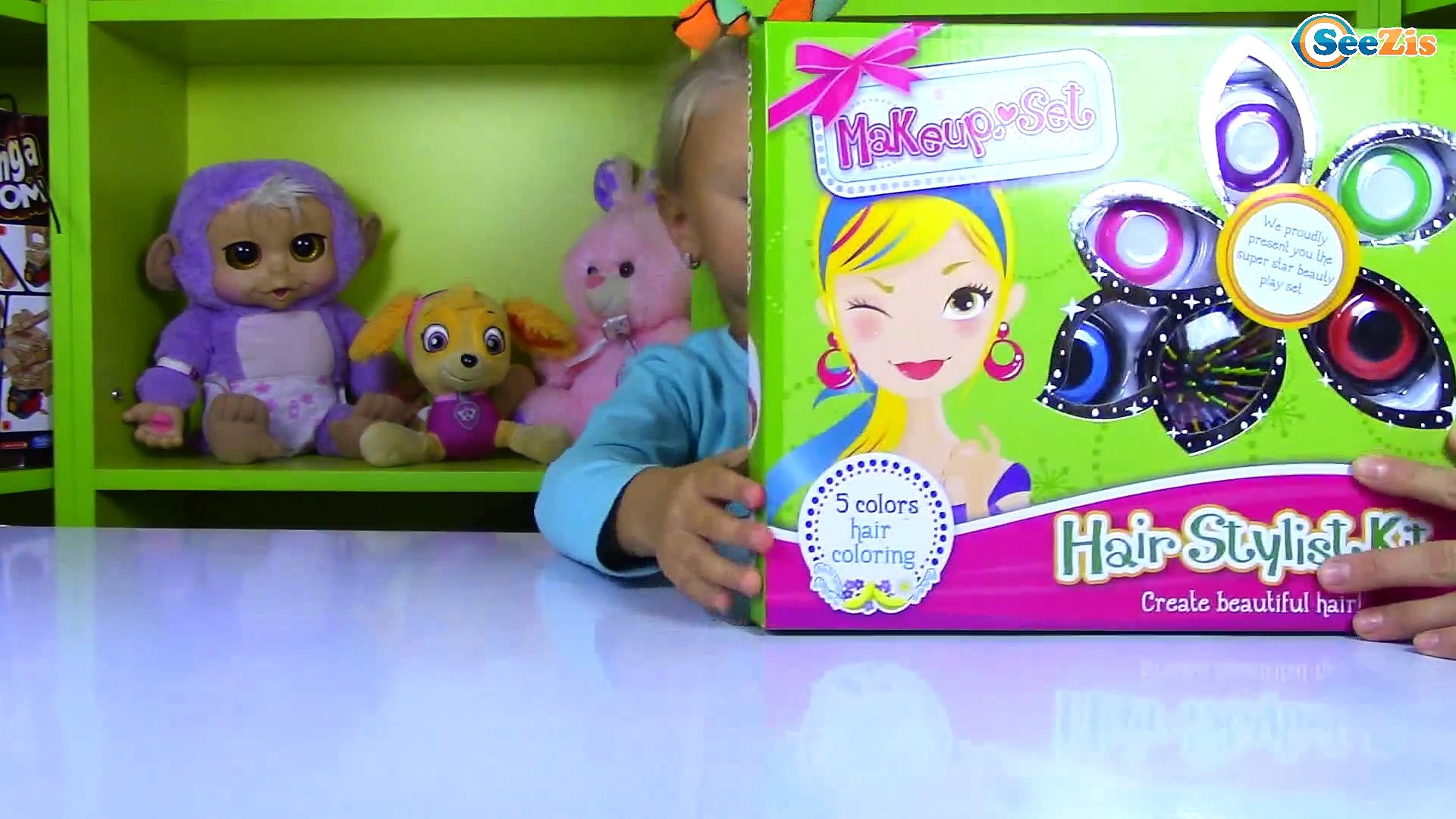 ⁣САЛОН КРАСОТЫ для Ярославы Красим Волосы Игры для девочек Развлечения для детей