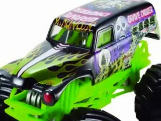 Camion Juguete Monstruo Hot Wheels Monster Jam Grave Digger Die Cast Vehículos