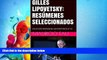 FREE DOWNLOAD  GILLES LIPOVETSKY: RESÃšMENES SELECCIONADOS: COLECCIÃ“N RESÃšMENES UNIVERSITARIOS