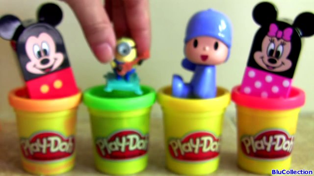 Surprise Play Doh Eggs! Kinder Minions Lego-Duplo Mickey Mouse Clubhouse, Paw Patrol Mashems