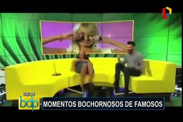 VIDEO: momentos bochornosos de famosos