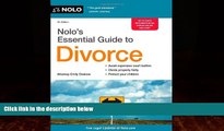 Big Deals  Nolo s Essential Guide to Divorce  Best Seller Books Most Wanted