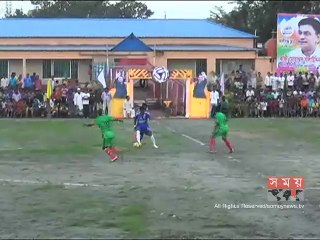 প্রতিবাদ ফুটবল টুর্নামেন্টের চ্যাম্পিয়ন নয়ামাটি স্পোর্টিং ক্লাব