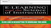 Collection Book e-Learning and the Science of Instruction: Proven Guidelines for Consumers and