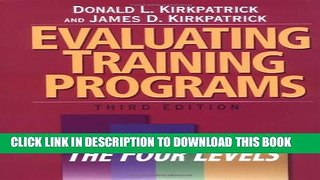 Collection Book Evaluating Training Programs: The Four Levels (3rd Edition)