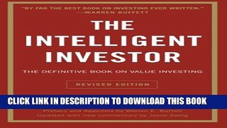 New Book The Intelligent Investor: The Definitive Book on Value Investing. A Book of Practical